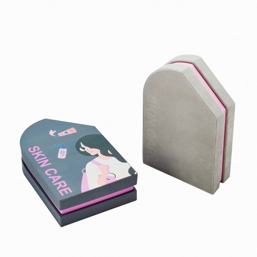 Highly recognizable die-cut shape | luxury skincare custom packaging box