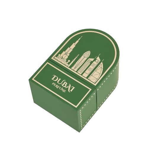 Custom Arch-Shaped Luxury Rigid Box for Perfume & Skincare