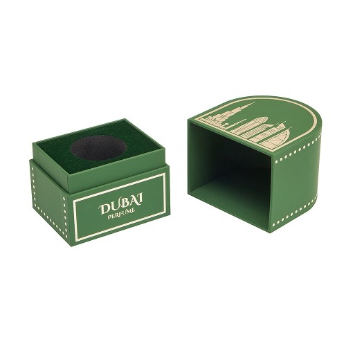 Custom Arch-Shaped Luxury Rigid Box for Perfume & Skincare