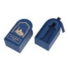 Arch-Top Rigid Perfume Box with Ribbon Pull & Paper Insert