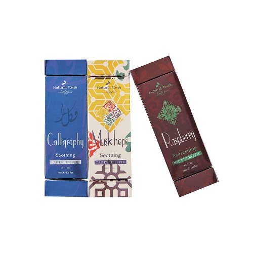 3-in-1 Fragrance Set Box with Clear PVC Lid & Rigid Base