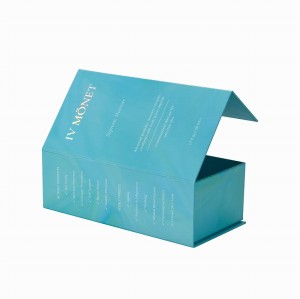 Custom Skincare Packaging Boxes | Magnetic Closure Boxes with Holographic Foil Stamping