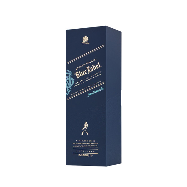 Coffrets rigides de luxe sur mesure | Coffrets rigides à fermeture magnétique Blue Label avec plateau en plastique