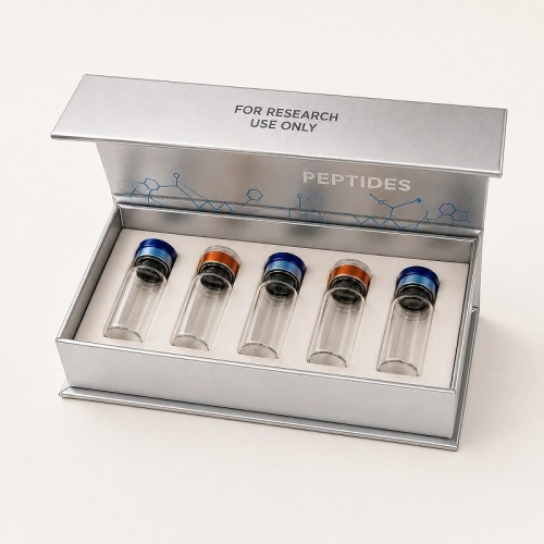 Custom Luxury Rigid Box for Multi-Pack 3ml Peptide Ampoules & Vials