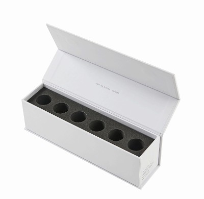 Luxury Magnetic Peptide Vial Packaging Box for 6 or 12 Glass Vials