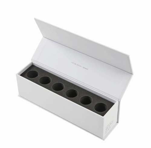Luxury Magnetic Peptide Vial Packaging Box for 6 or 12 Glass Vials