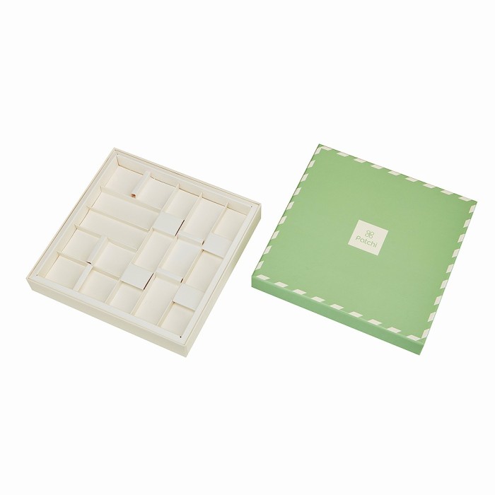 Custom Chocolate Advent Calendar Box with Paper Dividers
