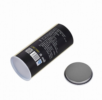 Custom Food Grade Paper Tube Packaging with Tinplate Lid
