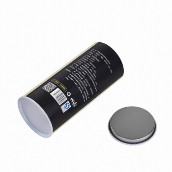Custom Food Grade Paper Tube Packaging with Tinplate Lid