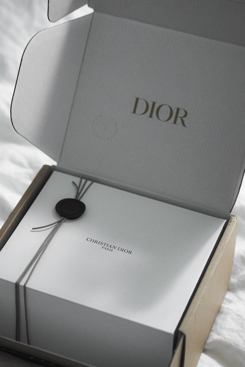 Elegant luxury gift box with ribbon and wax seal, representing premium custom packaging