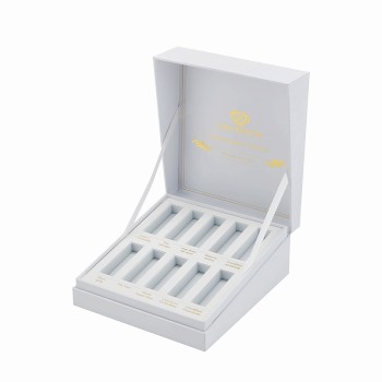 Luxury Peptide Vial Packaging Box with Magnetic Closure for 4 × 3ml Vials