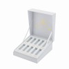 Custom Slant Edge Ribbon Hinged Rigid Box with Printed EVA Insert
