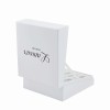 Custom Slant Edge Ribbon Hinged Rigid Box with Printed EVA Insert