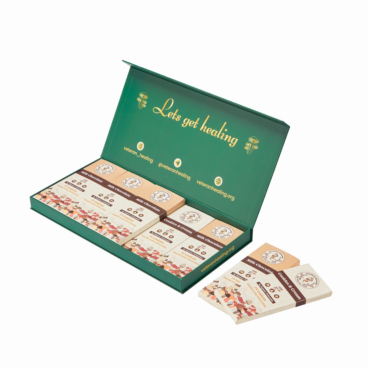 Custom folding and corrugated chocolate packaging boxes