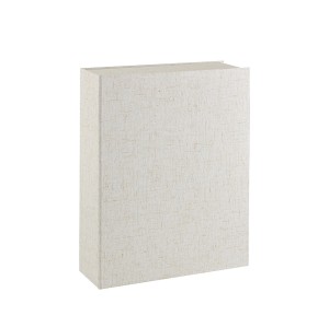 Luxury Fabric Texture Jewelry Box with Double-Layer Insert