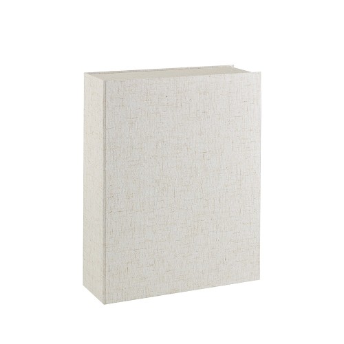 Luxury Fabric Texture Jewelry Box with Double-Layer Insert