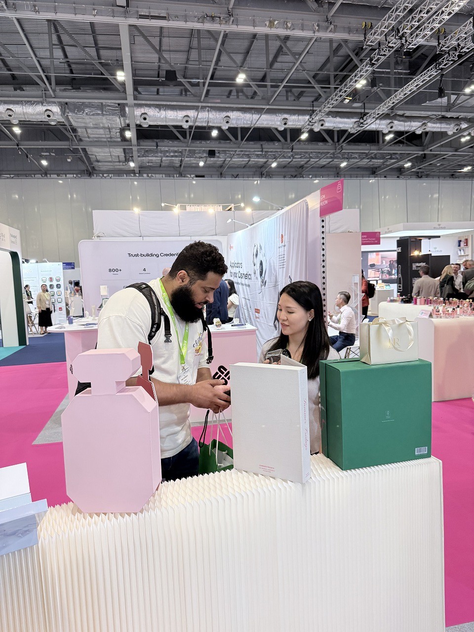 Luxury rigid gift boxes showcased at London Packaging Week