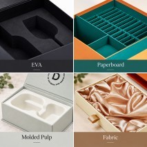 Custom EVA foam paperboard and molded pulp packaging inserts