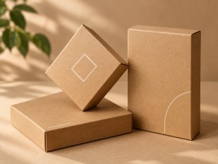 Paper-based custom rigid packaging with paper insert