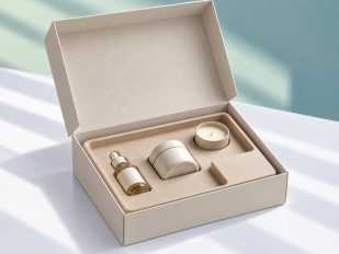 Custom molded pulp packaging structure