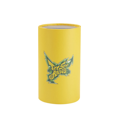 Creative Double-Door Cylindrical Badge Box with Custom Foam Insert