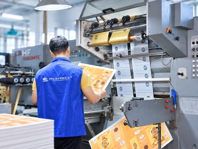Printing and finishing quality control for custom packaging
