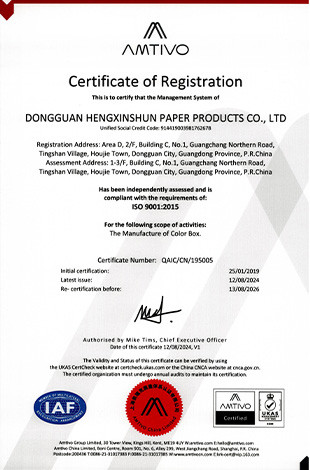 DHP ISO 9001:2015 Quality Management Certificate