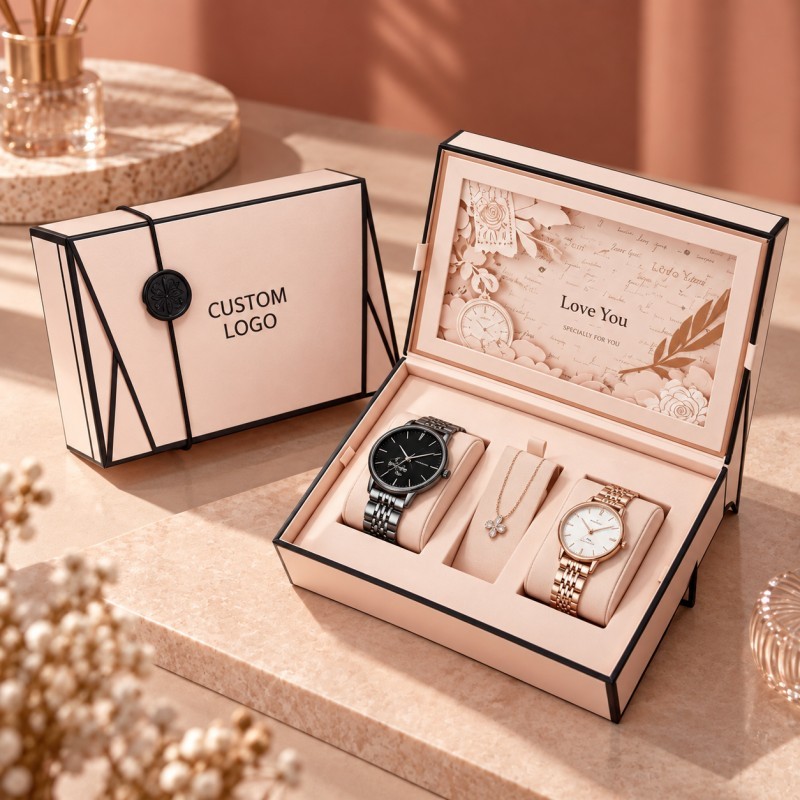 Custom jewelry and watch rigid boxes
