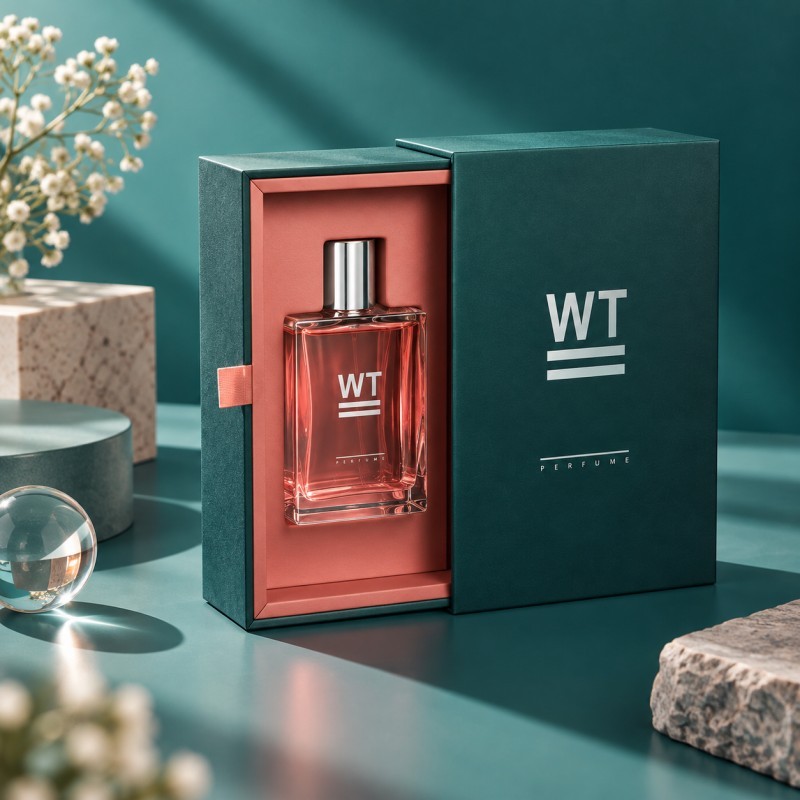 Custom perfume and fragrance rigid packaging