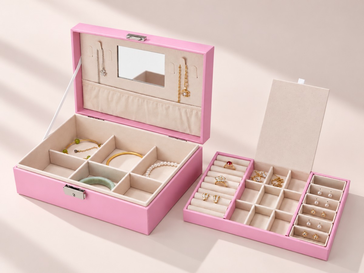 Custom jewelry book style rigid box project
