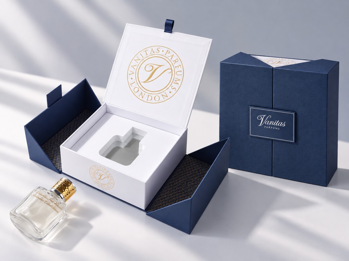 Custom perfume magnetic rigid box project