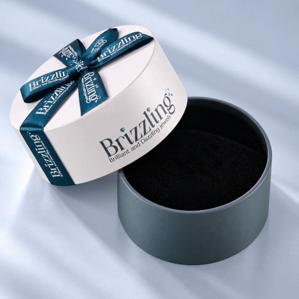 Custom round luxury packaging box with cylindrical rigid structure
