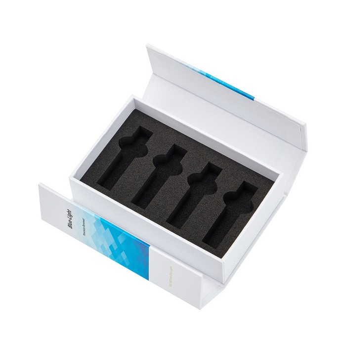 Luxury Double-Door Perfume Vial Packaging Box with Custom Foam Insert