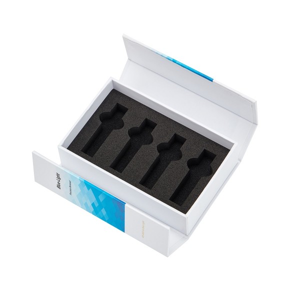 Luxury Double-Door Perfume Vial Packaging Box with Custom Foam Insert
