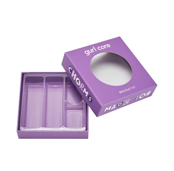 Custom Window Lid and Base Box with PVC Window & Blister Insert