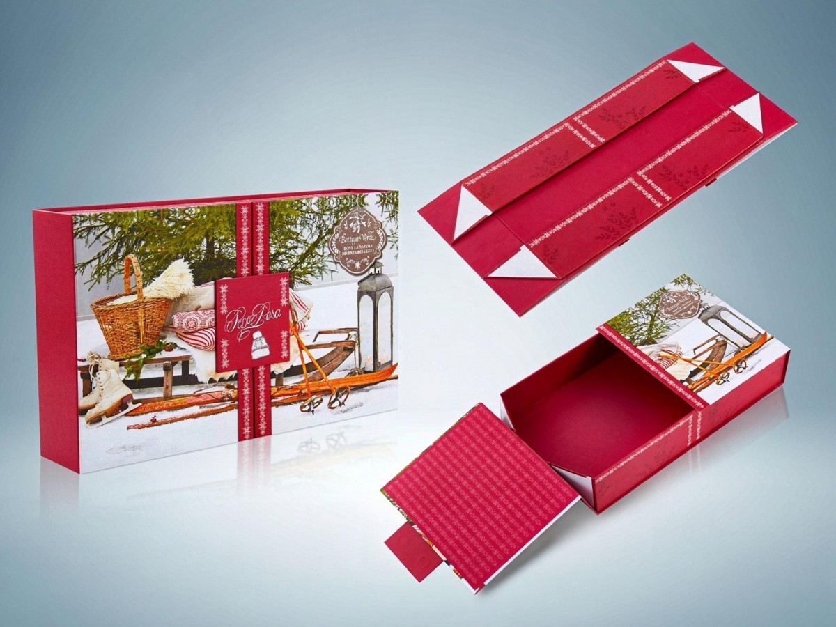 Magnetic folding rigid beauty gift box project
