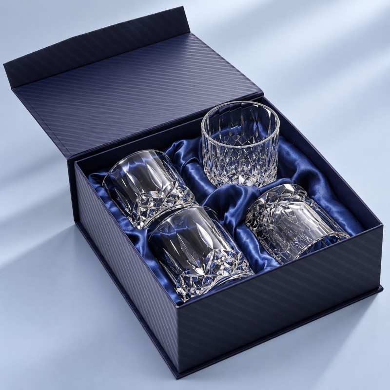 Fabric wrapped insert inside luxury folding rigid box