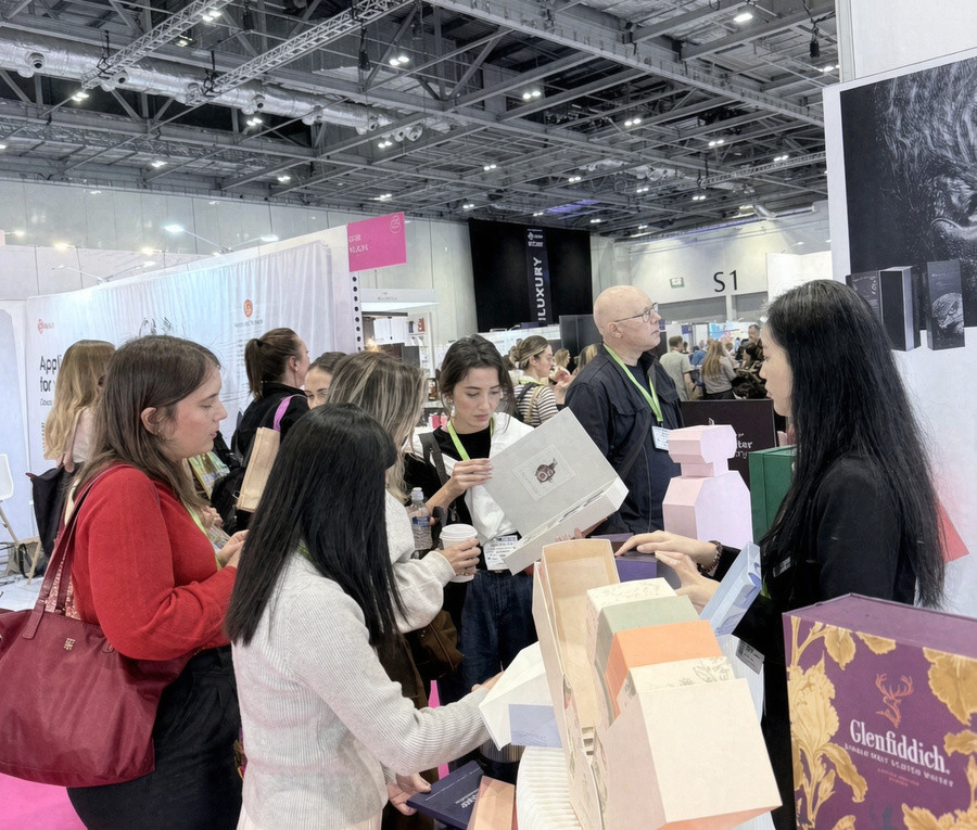 DHP Boxes packaging exhibition stand at London Packaging Week 2026 in ExCeL London