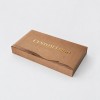 Custom Magnetic Book-Style Tea Gift Box with Double Compartments