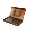 Custom Magnetic Book-Style Tea Gift Box with Double Compartments