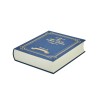 Custom Magnetic Book-Shaped Tea Gift Box with Gold Foil