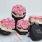 Custom Octagonal Preserved Rose Gift Box with Gold Foil Logo