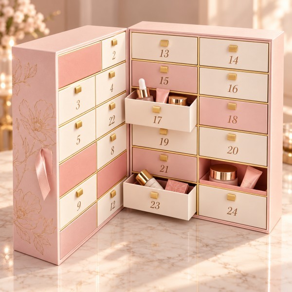 Custom Advent Calendar Boxes: Structures, Inserts & Production Planning