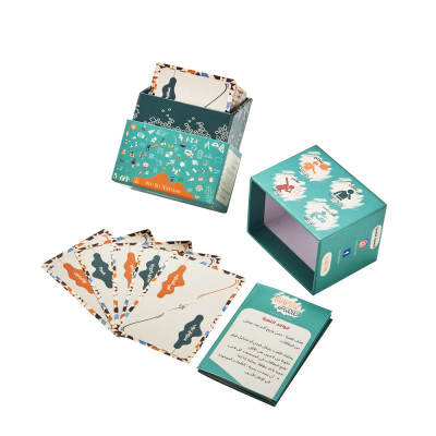 Custom Rigid Card Game Packaging Box with Inner Card Holder