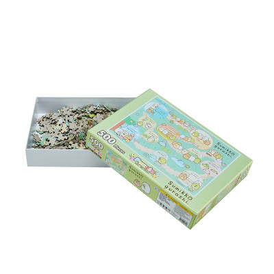 Custom Rigid Jigsaw Puzzle Boxes with Printed Artwork