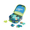 Custom Printed Premium Logo Suitcase-Shaped Rigid Puzzle Box with Handle