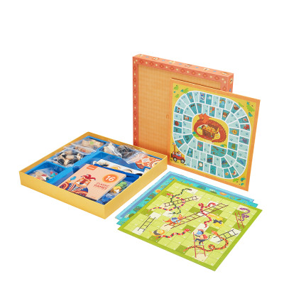 Custom Rigid Board Game Box with Blister Tray and Paperboard Insert