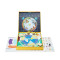 Custom Hinged-Lid Rigid Board Game Box for Educational Toys