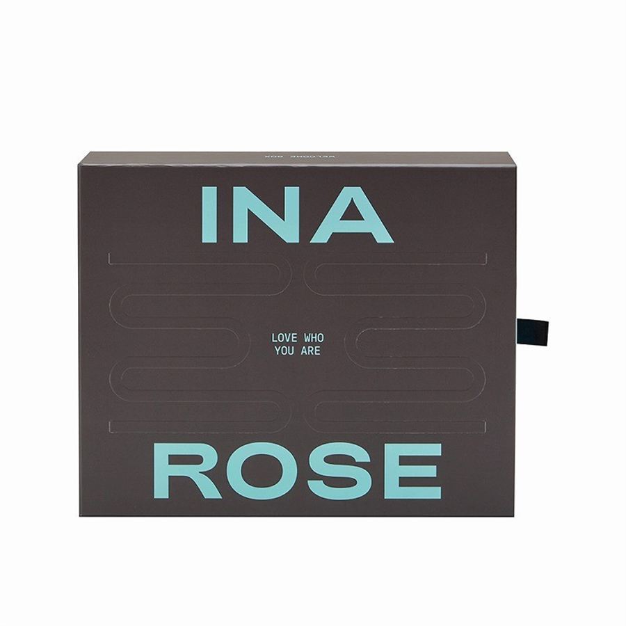 Custom printed drawer box with blind emboss for skincare packaging