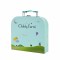 Custom Suitcase-Style Rigid Educational Toy Packaging Box with Handle